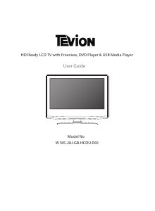Handleiding Tevion W185-28J-GB-HCDU-ROI LCD televisie