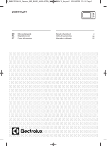 Bedienungsanleitung Electrolux KMFE264TEX Mikrowelle