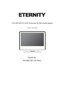 Manual Eternity 49/148O-GB-11B-FEGU-UK LED Television