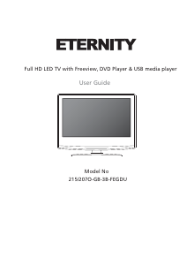 Handleiding Eternity 215/207O-GB-3B-FEGDU-UK LED televisie