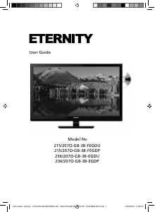 Manual Eternity 236/207O-GB-3B-EGDUP-UK LED Television