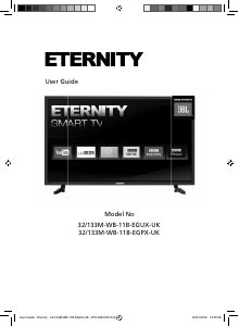 Handleiding Eternity 32/133M-WB-11B-EGPX-UK LED televisie