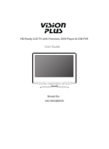 Handleiding Vision Plus 185/44USBDVD LCD televisie