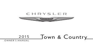 Manual Chrysler Town & Country (2015)