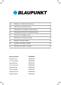 Bedienungsanleitung Blaupunkt 5B36N 0250 Backofen