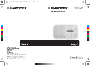 Bedienungsanleitung Blaupunkt RXK 1626 Radio