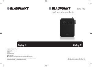 Bedienungsanleitung Blaupunkt PDB 100 Radio