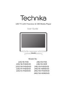 Handleiding Technika 22E21S-FHD/DVD LED televisie