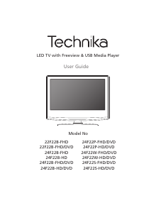Manual Technika 24F22B-FHD/DVD LED Television