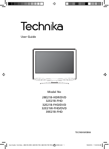 Manual Technika 32E21B-FHD LED Television