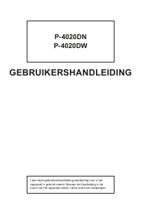 Handleiding Triumph-Adler P-4020DN Printer