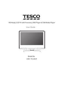 Manual Tesco LCD19-230-P LCD Television