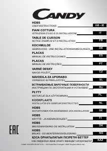 Mode d’emploi Candy CH64 C Table de cuisson