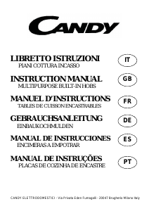 Manuale Candy CDG32/1SPX Piano cottura