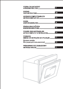 Manuale Candy FIR715X Forno