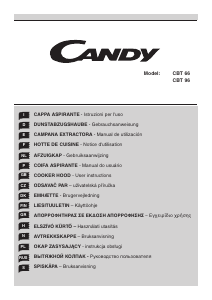 Manual de uso Candy CCT 67 W Campana extractora