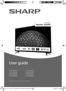 Manual Sharp LC-40CUG8052K LED Television