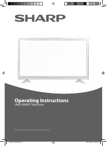 Handleiding Sharp LC-60UI7652K LED televisie