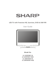 Manual Sharp LC-24DHE4011KW LED Television