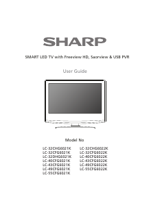 Handleiding Sharp LC-40CFG6021K LED televisie