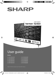 Handleiding Sharp LC-49CFG6242KF LED televisie