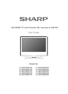 Handleiding Sharp LC-48CFG6002K LED televisie