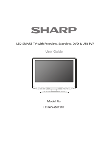 Manual Sharp LC-24DHG6131K LED Television