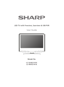 Manual Sharp LC-40FG3141K LED Television