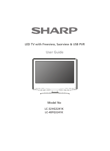 Handleiding Sharp LC-32HG3241K LED televisie