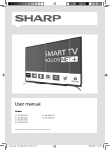 Manual Sharp LC-43CFE6351K LED Television