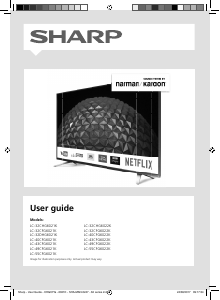 Manual Sharp LC-55CFG6021K LED Television