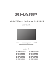 Handleiding Sharp LC-32CFG6241K LED televisie