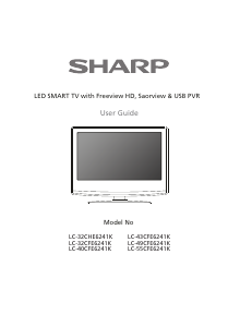 Handleiding Sharp LC-49CFE6242K LED televisie