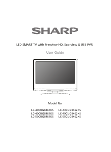 Manual Sharp LC-43CUG8461KS LED Television