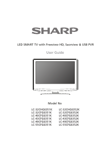 Manual Sharp LC-49CFG6352K LED Television