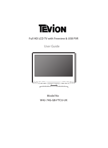 Manual Tevion W42-74G-GB-FTCUP-UK LCD Television