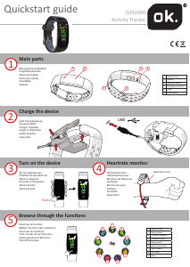 Handleiding OK OAT2040 Activity tracker