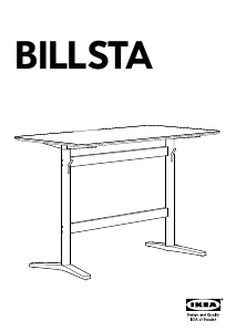 Käyttöohje IKEA BILLSTA Baaripöytä