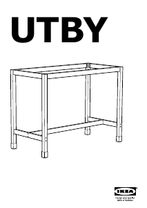 Bruksanvisning IKEA UTBY Barbord