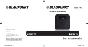 Bedienungsanleitung Blaupunkt PRB 100 Radio