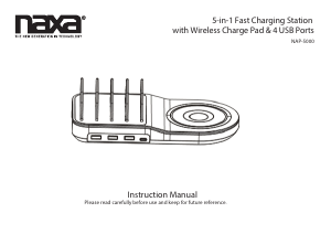 Manual Naxa NAP-5000 Portable Charger