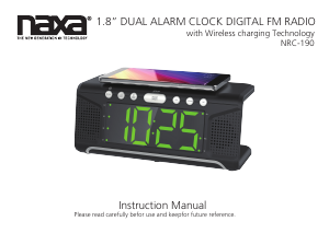 Manual Naxa NRC-190 Alarm Clock Radio
