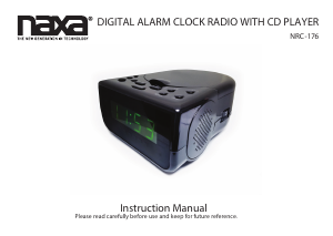 Manual Naxa NRC-176 Alarm Clock Radio