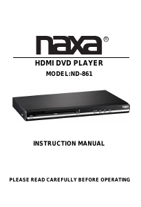 Manual Naxa ND-861 DVD Player