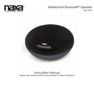 Manual Naxa NAS-3103 Speaker