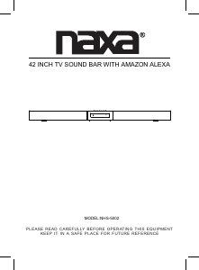 Manual de uso Naxa NHS-5002 Altavoz