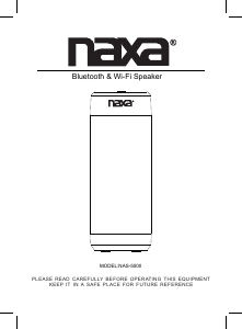 Manual de uso Naxa NAS-5000 Altavoz