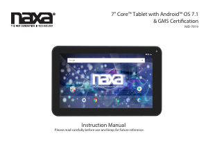 Handleiding Naxa NID-7019 Tablet