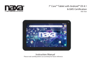 Manual Naxa NID-7020 Tablet