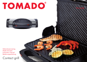 Handleiding Tomado TM-6668 Contactgrill